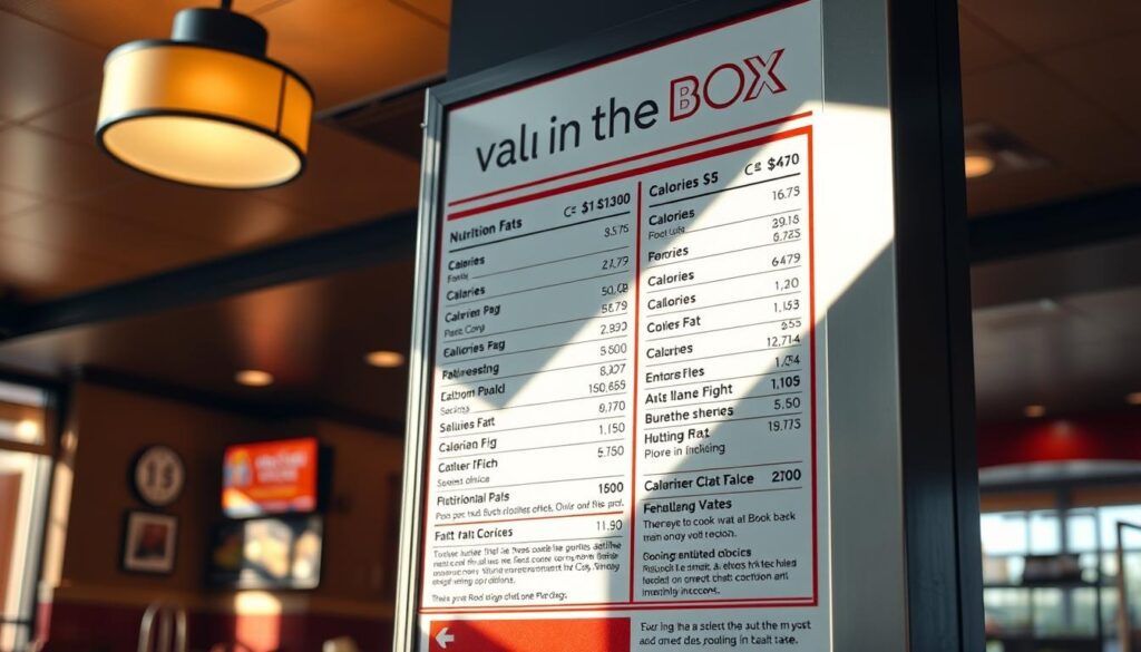 Jack in the Box Nutritional Information