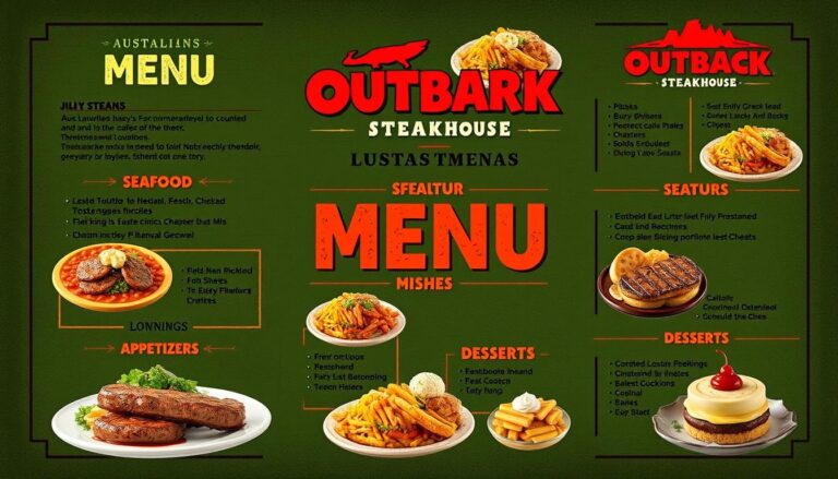 Outback Steakhouse Menu