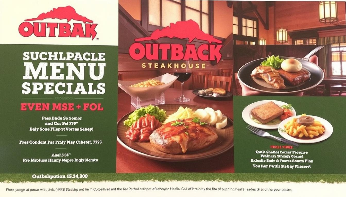 Outback Steakhouse Menu Specials