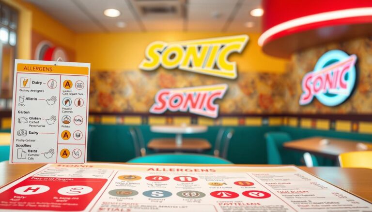 Sonic Allergen Menu