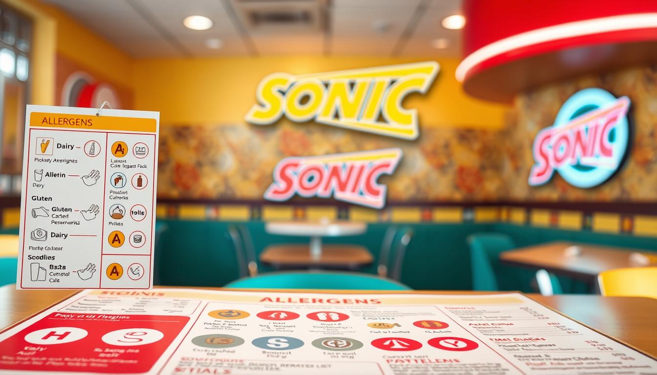 Sonic Allergen Menu